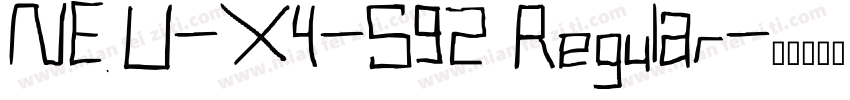 NEU-XY-S92 Regular字体转换